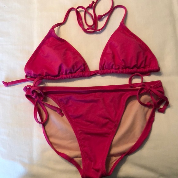 Old Navy Other - Old Navy Raspberry Pink String Bikini